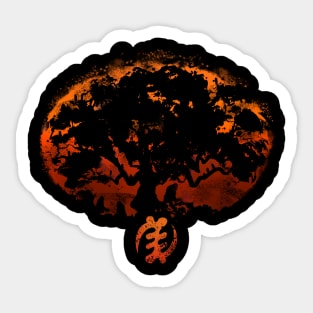 Tree of African Sunset (Safari) Sticker